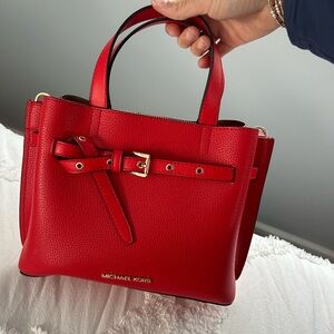 Michael Kors Emilia Clutch/Crossbody with Gold Hardware